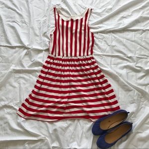Red and White boutique Sundress
